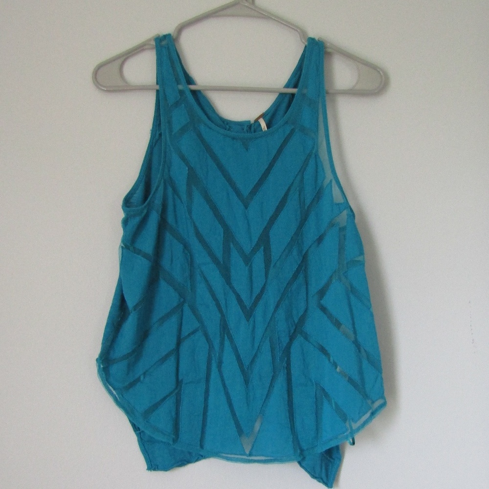 Free People Swing Tank in Teal